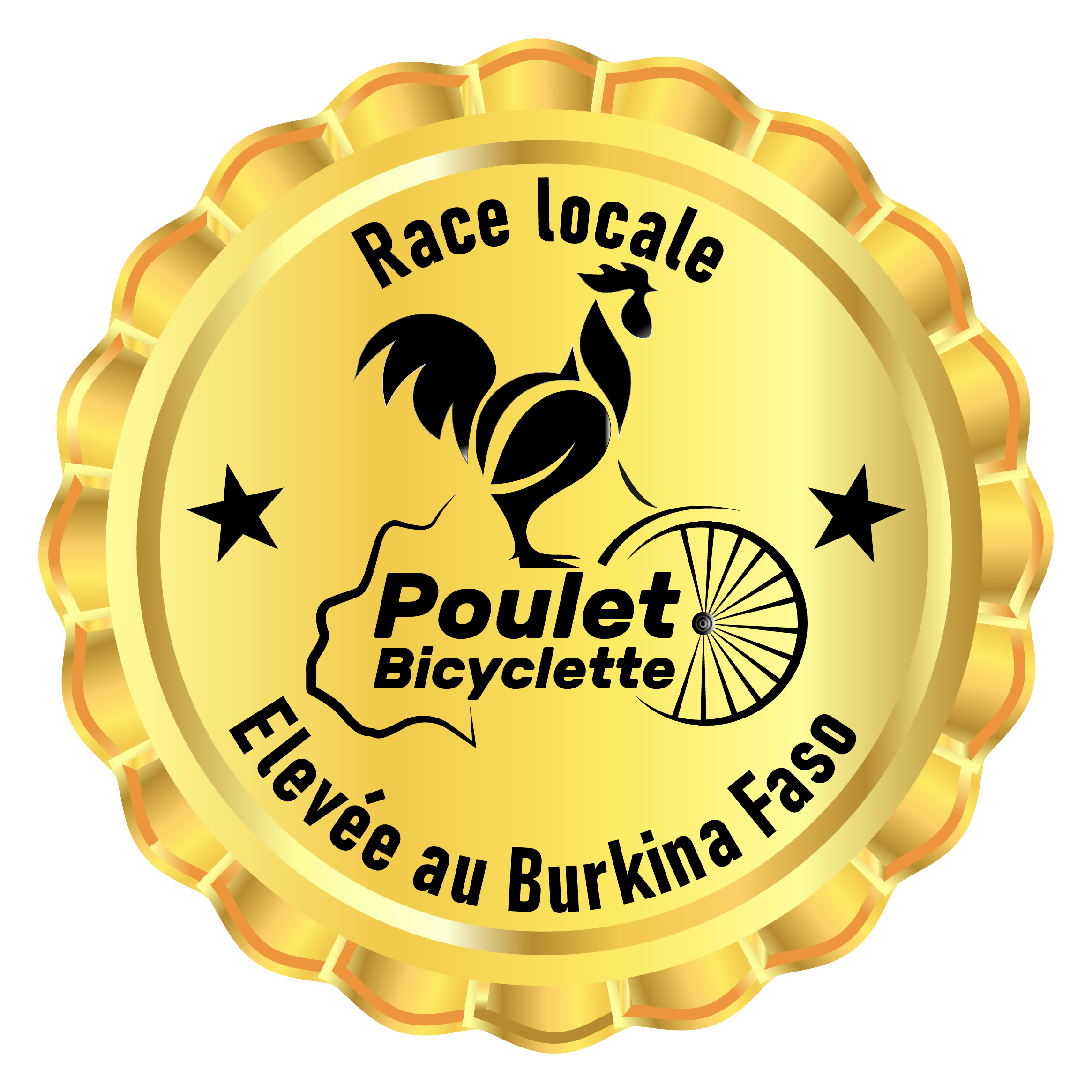 Label Poulet Bicyclette